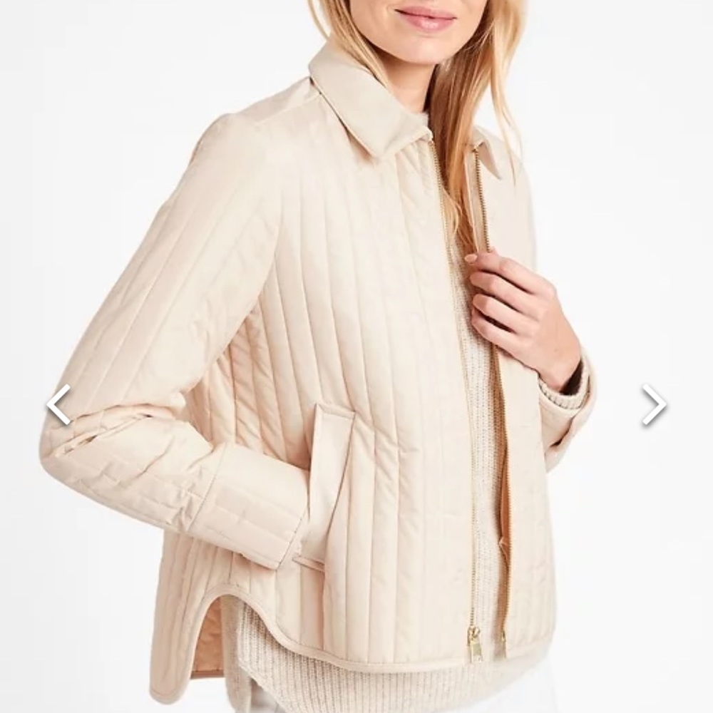 NWT Banana Republic Quilted Jacket